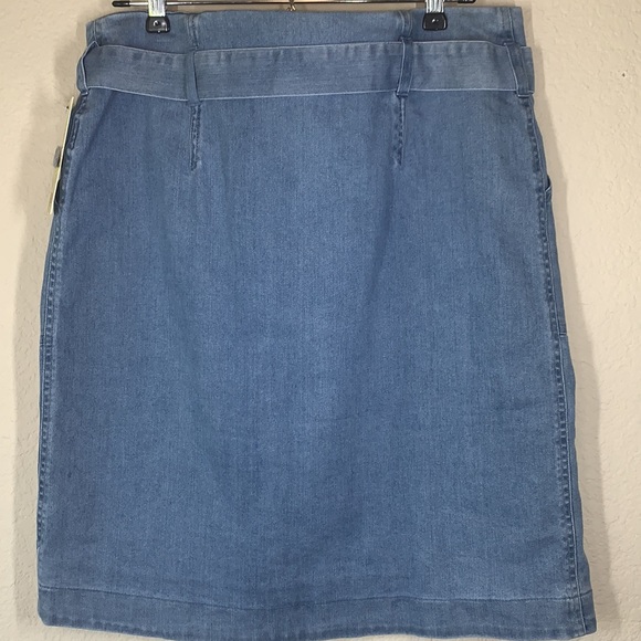 NWT Reba southwestern chambray denim shirt skirt sz 4 - Picture 9 of 11